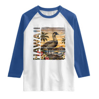 Hawaii Tropical Bird Raglan Shirt Summer Island Vacation Gift