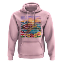 Hawaii Sea Turtle Hoodie Tropical Sunset Island Vacation Gift