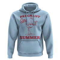 Flamingo Pregnancy Announcement Hoodie Summer Beach Mom To Be Gift