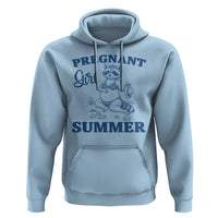 Raccoon Pregnancy Announcement Hoodie Summer Beach Mom To Be Gift