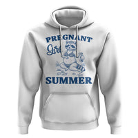 Raccoon Pregnancy Announcement Hoodie Summer Beach Mom To Be Gift