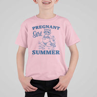 Raccoon Pregnancy Announcement T Shirt For Kid Summer Beach Mom To Be Gift