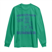 Raccoon Pregnancy Announcement Long Sleeve Shirt Summer Beach Mom To Be Gift