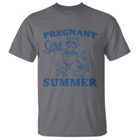 Raccoon Pregnancy Announcement T Shirt Summer Beach Mom To Be Gift