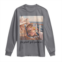 Summer Capybara Pregnancy Long Sleeve Shirt Baby Announcement Gift