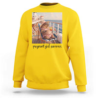 Summer Capybara Pregnancy Sweatshirt Baby Announcement Gift