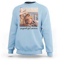 Summer Capybara Pregnancy Sweatshirt Baby Announcement Gift