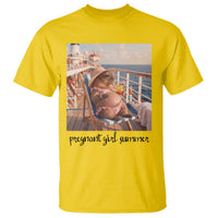 Summer Capybara Pregnancy T Shirt Baby Announcement Gift