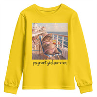 Summer Capybara Pregnancy Youth Sweatshirt Baby Announcement Gift
