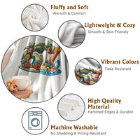 Tropical Beach Six Seven Throw Blanket Summer Island Vacation Graphic