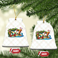 Tropical Beach Six Seven Ceramic Ornament Summer Island Vacation Graphic