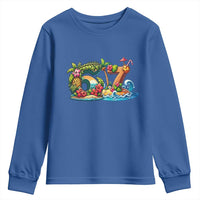 Tropical Beach Six Seven Youth Sweatshirt Summer Island Vacation Graphic