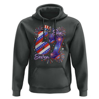 Patriotic Six Seven Hoodie Red White And Blue Fireworks Graphic