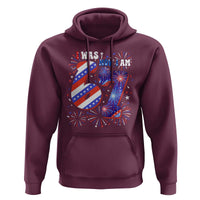 I Was Six Now I Am Seven Hoodie Patriotic 7th Birthday Gift