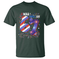 I Was Six Now I Am Seven T Shirt Patriotic 7th Birthday Gift