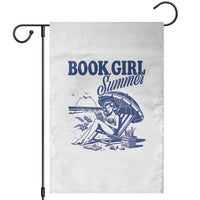Book Girl Summer Garden Flag Funny Beach Book Lover Gift
