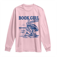 Book Girl Summer Long Sleeve Shirt Funny Beach Book Lover Gift