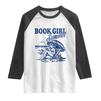Book Girl Summer Raglan Shirt Funny Beach Book Lover Gift