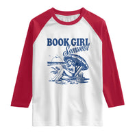 Book Girl Summer Raglan Shirt Funny Beach Book Lover Gift