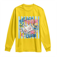 Beach Book Club Long Sleeve Shirt Bookworm Summer Vacation Graphic