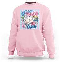 Beach Book Club Sweatshirt Bookworm Summer Vacation Graphic