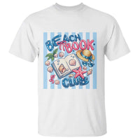Beach Book Club T Shirt Bookworm Summer Vacation Graphic