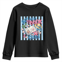 Beach Book Club Youth Sweatshirt Bookworm Summer Vacation Graphic