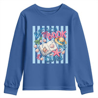 Beach Book Club Youth Sweatshirt Bookworm Summer Vacation Graphic