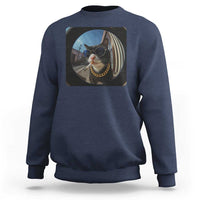 Smoking Cat Sweatshirt Meme Funny Cool Kitten - Wonder Print Shop