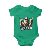 Funny Bigfoot Rock N Roll Baby Onesie Music Lover Sasquatch - Wonder Print Shop
