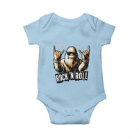 Funny Bigfoot Rock N Roll Baby Onesie Music Lover Sasquatch - Wonder Print Shop