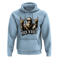 Funny Bigfoot Rock N Roll Hoodie Music Lover Sasquatch - Wonder Print Shop