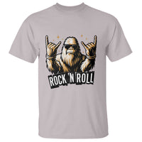 Funny Bigfoot Rock N Roll T Shirt Music Lover Sasquatch - Wonder Print Shop