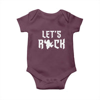 Bigfoot Rock N Roll Baby Onesie Funny Lets Rock Music Lover - Wonder Print Shop