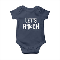 Bigfoot Rock N Roll Baby Onesie Funny Lets Rock Music Lover - Wonder Print Shop
