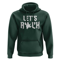 Bigfoot Rock N Roll Hoodie Funny Lets Rock Music Lover - Wonder Print Shop
