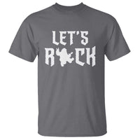 Bigfoot Rock N Roll T Shirt Funny Lets Rock Music Lover - Wonder Print Shop