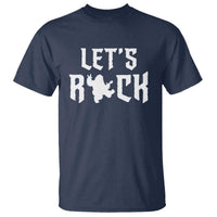 Bigfoot Rock N Roll T Shirt Funny Lets Rock Music Lover - Wonder Print Shop