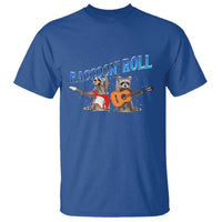 Raccoon Rock And Roll T Shirt Funny Rock Band Playing Guitar Electric Music Lover - Wonder Print Shop