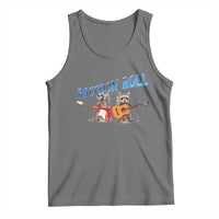 Raccoon Rock And Roll Tank Top Funny Rock Band Playing Guitar Electric Music Lover - Wonder Print Shop