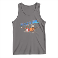 Raccoon Rock And Roll Tank Top Funny Rock Band Playing Guitar Electric Music Lover - Wonder Print Shop