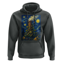 Starry Night Hops Brewery Hoodie Vintage Hops Beer Lover Painterly
