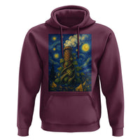 Starry Night Hops Brewery Hoodie Vintage Hops Beer Lover Painterly