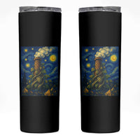Starry Night Hops Brewery Skinny Tumbler Vintage Hops Beer Lover Painterly