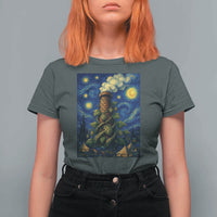Starry Night Hops Brewery T Shirt For Women Vintage Hops Beer Lover Painterly