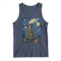 Starry Night Hops Brewery Tank Top Vintage Hops Beer Lover Painterly