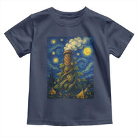 Starry Night Hops Brewery Toddler T Shirt Vintage Hops Beer Lover Painterly