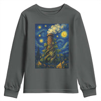 Starry Night Hops Brewery Youth Sweatshirt Vintage Hops Beer Lover Painterly