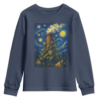 Starry Night Hops Brewery Youth Sweatshirt Vintage Hops Beer Lover Painterly