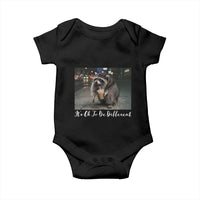 Its Ok To Be Different Jimothy Raccoon Baby Onesie Funny Short Spine Wildlife